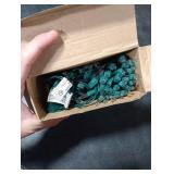 PREXTEX 200 Count Clear Christmas Tree Lights - 40 ft Warm Incandescent String Lights with Green Wire - Indoor and Outdoor Mini Light for Christmas, Holiday Decorations, Trees, Fences, Patios and More