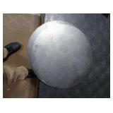 eoere 2 PCS 7-1/2 Circular Plate, Weldable Heavy Duty Round Metal Steel Sheet Base Plate Flat Disks, Thickness 9/32