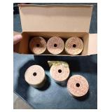 Ribbli Gold Christmas Tree Ribbon - Glitter Wired Ribbons for Tree, Crafts, Gift Wrapping, Wreaths, Garland, Home Decor - 2.5 Inch x 6 Rolls Total 36 Yard