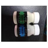 ARTME Glow in The Dark Paint Set of Green and Blue Colors (60ml/2oz each) Acrylic Paint Perfect for Art Painting, DIY Projects, Halloween Decorations