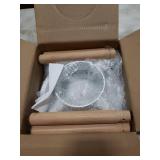 Blissun Christmas Tree Stand for Real Trees, Fits up to 8FT, Xmas Tree Holder and Base Stand, White