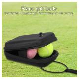 Range Finder Case Golf Rangefinder Case Hard Shell Cases, Hard Rangefinder Cases Universal Range Finder Carry Bag for Most Rangefinders (Black)