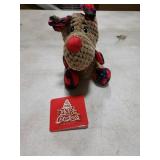 Newget Christmas Dog Toys, Dog Squeaky Toy with Crinkle Paper, Interactive Durable Plush Dog Chew Toys for Puppy, Small, Middle, Large Dogs Training and Reduce Boredom