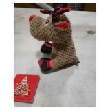 Newget Christmas Dog Toys, Dog Squeaky Toy with Crinkle Paper, Interactive Durable Plush Dog Chew Toys for Puppy, Small, Middle, Large Dogs Training and Reduce Boredom