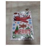 Christmas Window Clings Stickers | BULKChristmas Clings Xmas Window Decals Decorations Indoor Outdoor Glass Snowflake Santa Claus Reindeer Penguin Snowman Accessories Decor Supplies