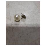 PIGORY BULK Pearl Buttons No Sew Buttons for Clothes, 10mm Pearl Brooch Pins Reusable for Women, White Safety Pins for Dresses, Shirts, DIY Crafts, Fashion Decorative Accessories