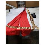 Kids Toga Costume Roman Robe Greek God Outfit Halloween Cosplay Costume Accessories Set(RD 140) STAINED