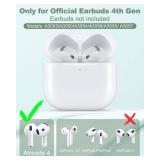 Yitonglian Charging Case Replacement for Airpods 4th Generation - Wireless Charger Case to USB-C Without Earbuds NO CHARGING CABLE