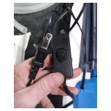 6-in-1 Electric Aquarium Gravel Cleaner 530GPH Powerful Fish Tank Vacuum with Sand Washer, Water Changer & Debris Remover, Quiet 32W Pump, Adjustable Telescopic Pole (Blue) (Blue)