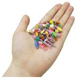 Airlxf 100PCS HO Scale Tiny People Set - Mixed Painted Plastic Figures