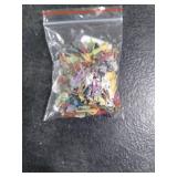Airlxf 100PCS HO Scale Tiny People Set - Mixed Painted Plastic Figures