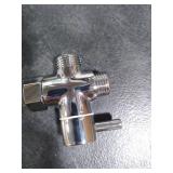 Sneatup Solid Brass 3-way G1/2 Shower Diverter Chrome Plating