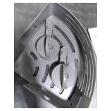 VOLPONE Corner Shower Caddy Suction Cup Shower Shelf Corner No Drilling Bathroom Shower Organizer Storage Rack Adhesive with Towel Bar Hooks(1-Pack, Gray)