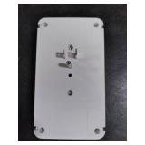 Socket Wall Shelf-CFMASTER 10 Port Surge Protector Wall Outlet, 8 Electrical Outlet Extenders and 2 USB Ports 2.4A, with Removable Built-In Shelf, FCC Listed (1, White)