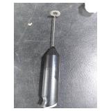 Bonsenkitchen Powerful Milk Frother for Coffee, Fast Handheld Drink Mixer with Stainless Steel Whisk, Battery Operated Hand Frother Stirrer Wand-Black