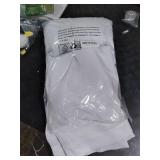 ChrisDowa White 100% Blackout Curtains 80 inch Long for Bedroom with Black Liner, 2 Thick Layers Total Blackout Thermal Insulated Grommet Window Curtains 2 Panels Set (Pure White, 52 x 80 Inch)