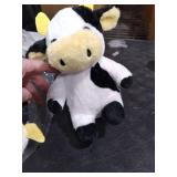 Wettarn 4 Pcs Cows Stuffed Animal Bulk 9.8
