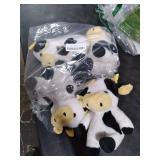 Wettarn 4 Pcs Cows Stuffed Animal Bulk 9.8