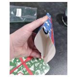 Outus 6 Pcs Christmas Gift Card Box Holder with Bows and Tags Xmas Gift Cards Present Wrap Boxes Mini Favor Boxes for Holiday, Birthday Party Decoration (Christmas Bells)