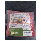 Caydo Red Pom Poms Craft Supplies