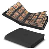 Toploader Binder, Holds 360 Top Loaders,9 Pocket Top Loader Binders for 3 x 4 Rigid Cards,Toploader Card Binder for Trading Cards Baseball, Football and other Sports Cards