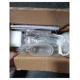 Amazon Basics Steam Iron for Clothes with Safety Auto Shut-Off, Handheld Steamer, Steel Soleplate, 1700-Watt, 1.62ft, Gray