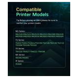 245XL PG245XL Ink Cartridge Replacement for Canon 245 PG-245 XL Black Ink Cartridge High Yield for Canon Pixma MX490 MG2524 MG2525 MG2522 TS202 TS302 TS3120 TS3122 TR4527 TR4520 Printer (2 Black)