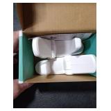 Door Lever Lock (2 Pack) Prevents Toddlers from Opening Doors Easy One-Hand Operation for Adults Durable ABS with 3M Adhesive Backing No Tools Needed for Install