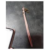 Defencase Compatible with Galaxy A14 5G Case Wallet with RFID Blocking Card Holder for Women Men, PU Leather Magnetic Snap Flip Zipper Strap Wallet Phone Case Fit for Samsung Galaxy A14 5G, Rose Pink