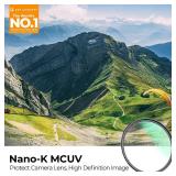 K&F CONCEPT 49mm MCUV Lens Protection Filter 18 Multi-Coated Camera Lens UV Filter Ultra Slim with Cleaning Cloth (K-Series)