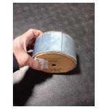 Ribbli Dusty Blue Velvet Wired Ribbon 2.5 Inch Dusty Blue Velvet with Silver Glitter Christmas Ribbon for Christmas Tree Decoration Big Bow Gift Wrapping Crafts Wreaths Supplies- 10 Yards