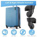 2Pcs Luggage Wheels Replacement Compatible with American Tourister, Suitcase Wheels Replacement, Wear-Resistant 360° Silent Spinner Wheel, Suitcase Caster Repair Kits, with Screws and Screwdriver