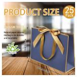 STOBOCTER 25 Pcs Thank You 5 Senses Gift Bags with Handles 12.6x4x9.1