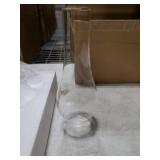 2.625 x 10Inch Clear Glass Lamp Chimney for Vintage and Antique Style Fixture Replacement Globes & Shades, Handblown Clear Glass Chimney Lamp Shade for Oil Lamps Wall Lamps Home Decor