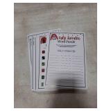 Motionchic BULK Christmas Party Games for Adults, Ugly Sweater Bingo Paper Cards Christmas Bingo Party Games for Families, Adults, Holiday Activities and Group Entertainment