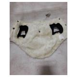 Vecomfy Fleece Lining Dog Hoodie for Small Dogs Extra Warm Plaid Sweater with Drawstring Hooded Coats in Winter Puppy Jacket,Black XS