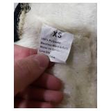 Vecomfy Fleece Lining Dog Hoodie for Small Dogs Extra Warm Plaid Sweater with Drawstring Hooded Coats in Winter Puppy Jacket,Black XS