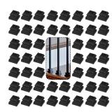 Sidasu BULK Iron Baluster Shoes with Screw Baluster Shoes Flat for 1/2 Square Iron Balusters