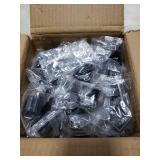 Sidasu BULK Iron Baluster Shoes with Screw Baluster Shoes Flat for 1/2 Square Iron Balusters