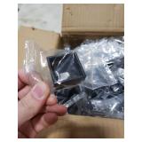 Sidasu BULK Iron Baluster Shoes with Screw Baluster Shoes Flat for 1/2 Square Iron Balusters