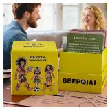 Jendfert Life Story Interview Kit Family Edition Game,Conversation Cards Perfect for Family Dinners,Game Nights,Family Games for Adults,Gifts,Holidays,and Gatherings