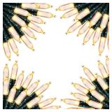 Battery Operated Christmas String Lights, 8ft 20 LED Mini Lights with Timer, Christmas Tree Lights for Indoor Outdoor Bedroom Wedding Party Holiday Xmas Decoration Warm White