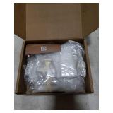 Haliwu 10 Pack Brushed Nickel Cabinet Knobs T-bar Silver&Gold Kitchen Handles Dresser Drawer Hardware