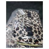 Capolo Lunch Box for Women Men Adults,Insulated Lunch Bag Leakproof Lunch Cooler Box with Removable Strap Cute Lunch Tote Bags Reusable Thermal Lunchbox for School Work Picnic(Small,Leopard)