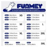 FUAMEY Full Body Dog Coat,Warm Dog Fleece Jackets with Harness Built in Windproof Dogs Snowsuit Zip up Pet Four Legged Pets Jumpsuit Winter Outfit Cold Weather Coats for Extra Large Dogs Red XXL