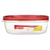 Rubbermaid 7J71 Easy Find Lid Square 9-Cup Food Storage Container and Lid (Pack of 4)