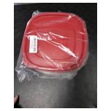 Rubbermaid 7J71 Easy Find Lid Square 9-Cup Food Storage Container and Lid (Pack of 4)