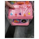 Talkfun Montessori Toy for 1 Year Old Girl Gifts, Musical Bilingual Educational Toddler Toy Age 1-2 Yr 12-18 Month, First Birthday Gift for 1 Year Old Girl (Pink)