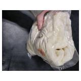 LetsFunny Burrito Tortilla Throw Blankets for Adults Teen Kids, Double Sided Tortilla Taco Wrap Blankets, Novelty Realistic Flannel Food Round Blankets, Unique Funny Gift for Girl Women 47in