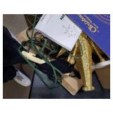 2025 Upgraded Christmas Tree Topper Projector Light with Rotating Bright LED & Wide Coverage, Universal Fit for Any Height Tree, Easy Install, Stable Base, Holiday & Party Decorations (Starlight Gold)